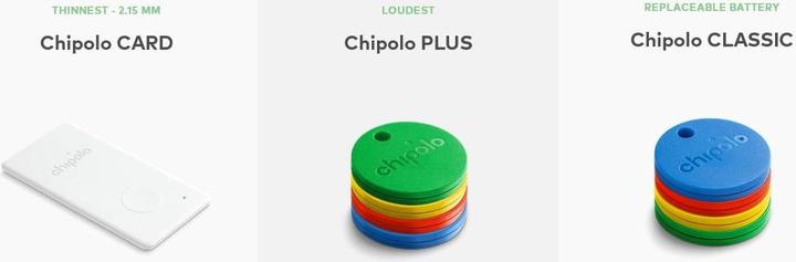 Actual product image Chipolo Card (iOS, Android)
