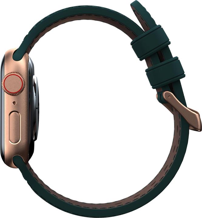 Actual product image Njord Jord Watch Strap For (40 mm, 41 mm, Vegan salmon leather, Silicone, Vegan Leather)