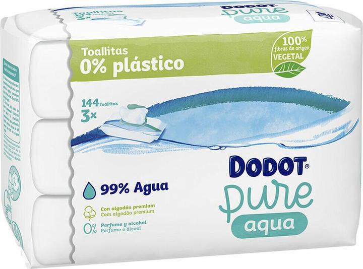 Immagine prodotto Dodot Salviettine umidificate Pure Total Care 99 Water - 144 unità (Lozione corpo)
