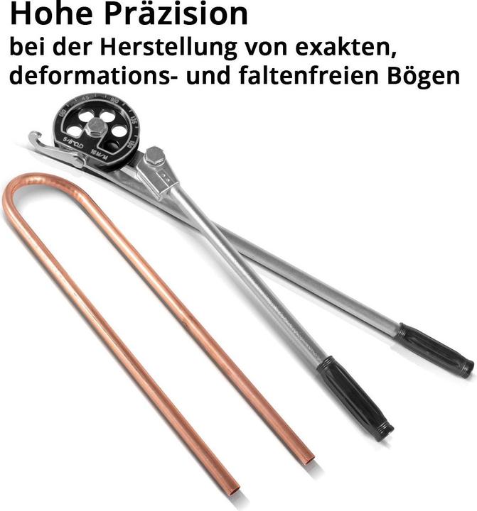 Image du produit Stahlwerk Cintreuse manuelle HTB-180 ST pour tubes de 16 mm Plage de travail 0-180 degrés (420 mm)