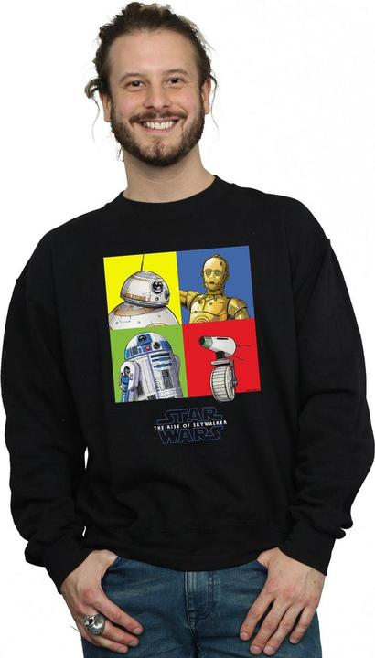 Immagine prodotto Star Wars The Rise Of Skywalker Droid Squares Felpa Uomo (5XL)