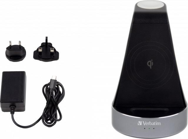 Produktbild Verbatim 2 in 1 Qi Wireless+Apple Watch Charger (20 W)
