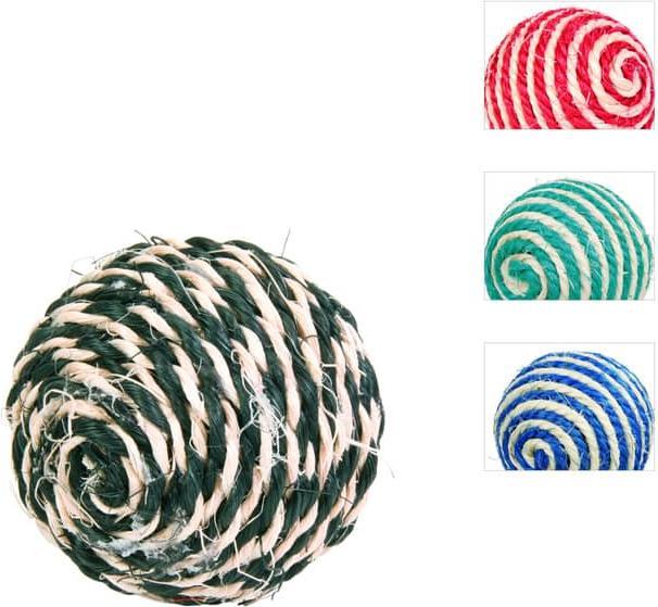 Actual product image Jolly Paw Jollypaw - Cat toy - Sisal ball with rattle - 1 piece (Catmint toy)