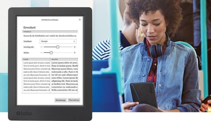 Image du produit Kobo Aura H2O 2ème édition (6.80", 8 Go, Noir)