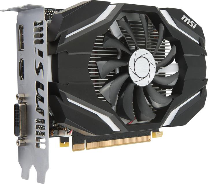 Actual product image MSI GeForce GTX 1050 Ti OC (4 GB)