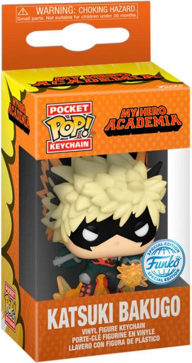 Actual product image Funko MY HERO ACADEMIA - Pocket Pop Keychains - Bakugo (Explosion)