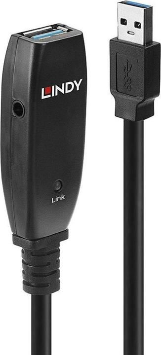 Image du produit Lindy Rallonge active USB 3.0 Slim (15 m, USB 3.0)