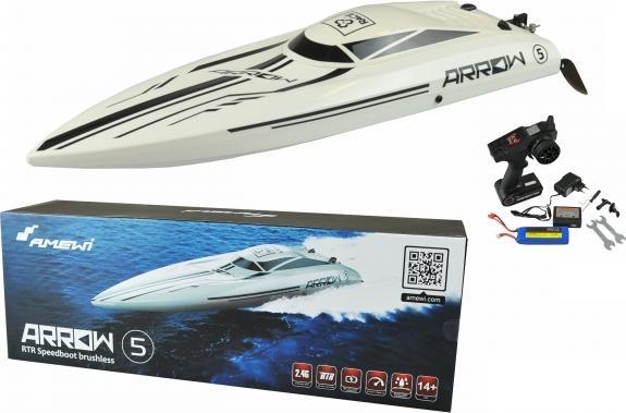 Immagine prodotto Amewi Freccia 5 Mono elettrico Brushless Racing Boat 3S RTR