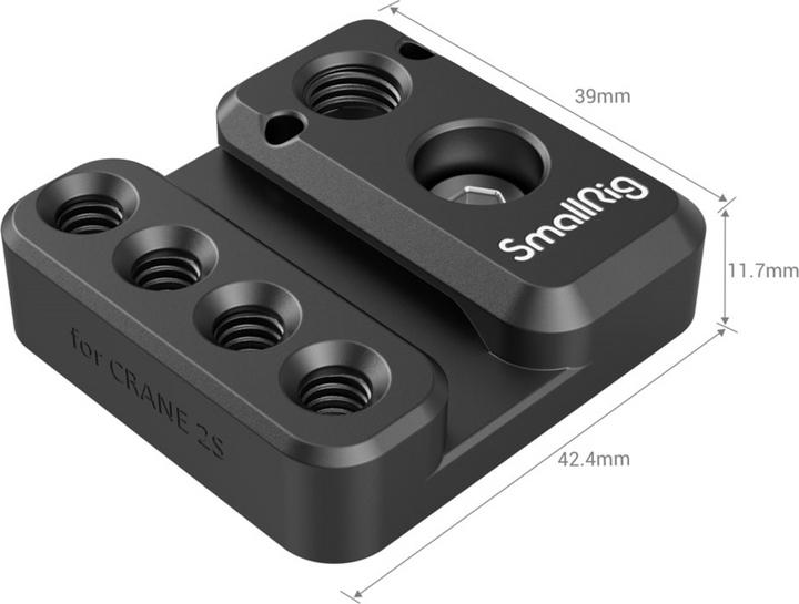 SmallRig Piastra di montaggio laterale per stabilizzatore portatile ZHIYUN CRANE 2S 2995 (Staffa di montaggio)