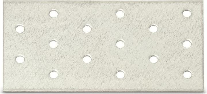 Actual product image Masterproof Perforated panel connector, 120x60x2mm,, steel, galvanised (Perforated plate, 1 pcs.)