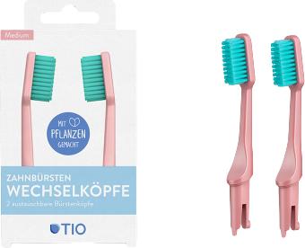 TIO Wechselköpfe 2er Pack Soft Koralle (Weich, 2 x)