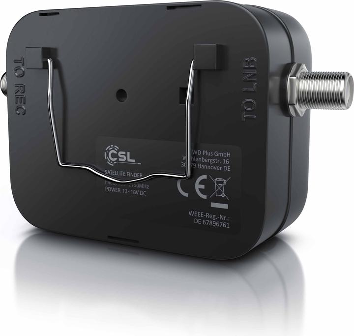 Produktbild CSL Satfinder, Satellitenfinder, Pegelskala, HD-fähig, Zeigeranzeige mit Signalton, Satelliten Finder (Messtechnik)