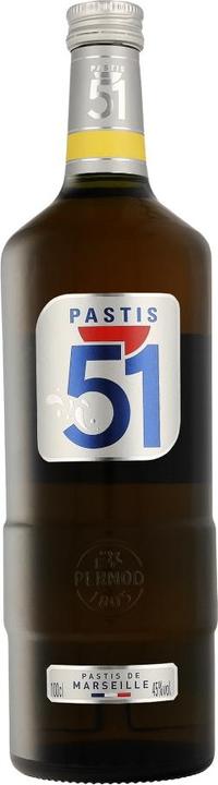 Actual product image Pernod Pastis 51 aperitif (45 %, France, 1 x 100 cl, Pastis)
