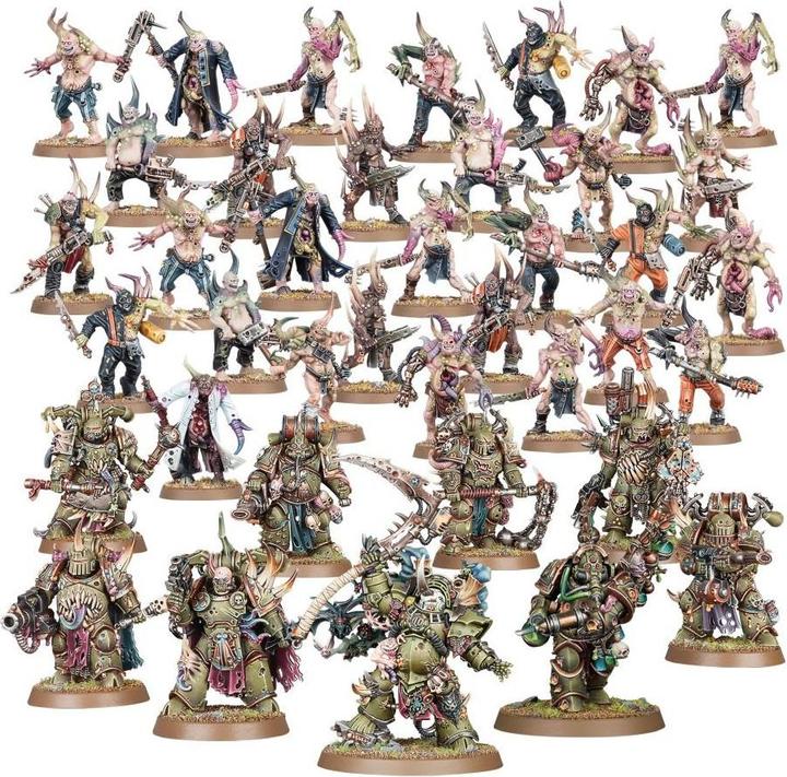 Actual product image Games Workshop Warhammer 40,000 - Death Guard Combat Patrol (Plastic)