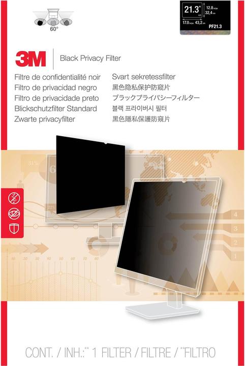 Actual product image 3M PF21.5W9 privacy filter (21.50", 16 : 9)