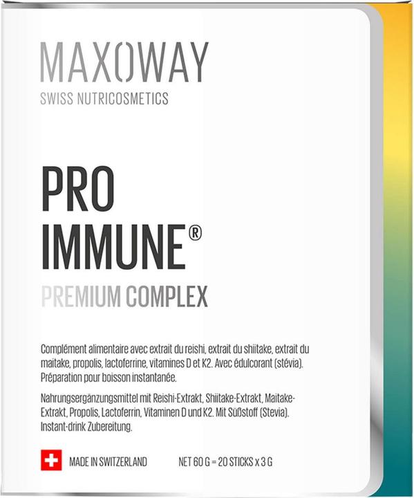 Nutritional values and ingredients Maxoway PRO IMMUNE premium complex (1 Piece, 60 g)