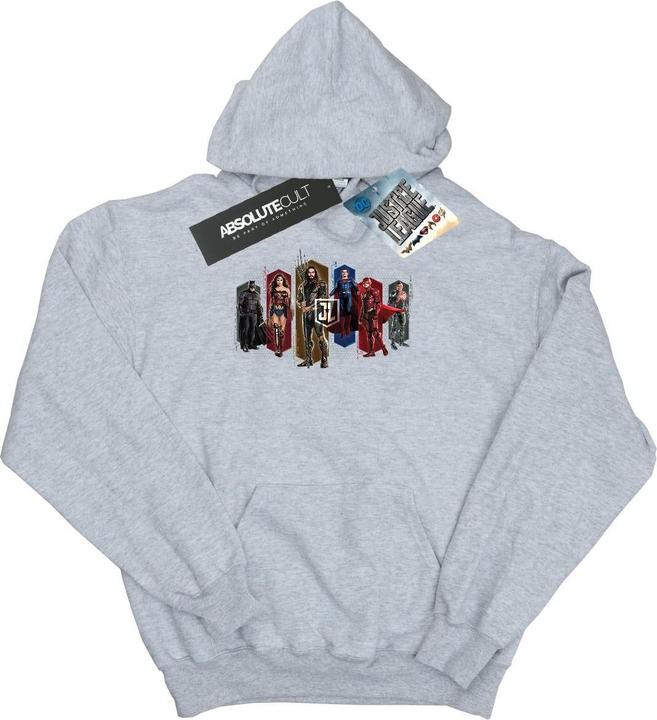 Produktbild Justice League Movie Team Hexagons Kapuzenpullover (L)