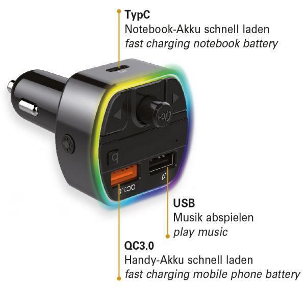 Immagine prodotto Maxtrack Sistema vivavoce FM Bluetooth