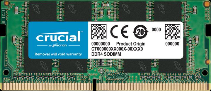 Actual product image Crucial Laptop Memory (1 x 16GB, 2666 MHz, DDR4-RAM, SO-DIMM)