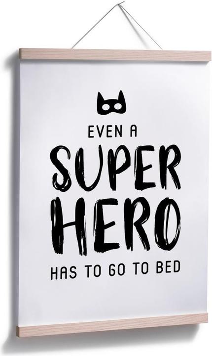 Image du produit Trenddeko Même un super héros (60 x 80 cm)