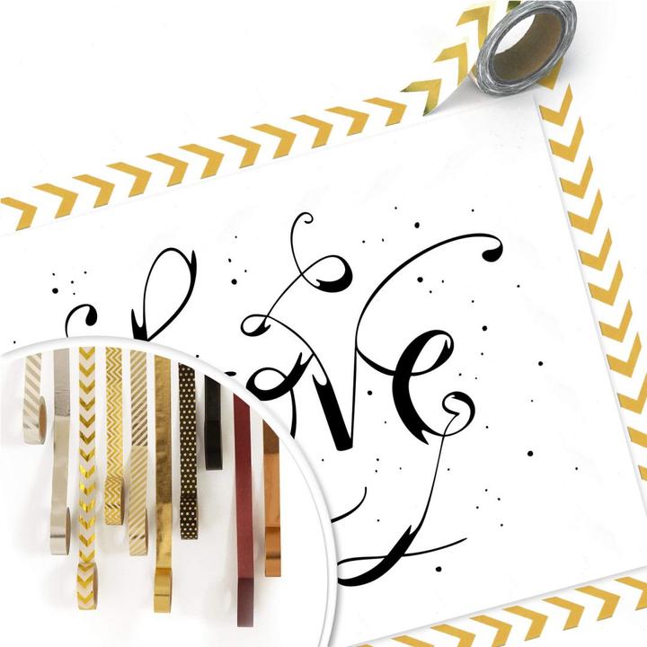 Actual product image Trenddeko Handlettering Love - white (50 x 40 cm)