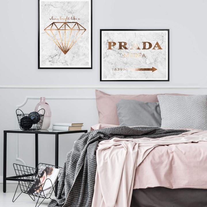 Produktbild Trenddeko Kupferoptik - Prada Marfa (30 x 24 cm)