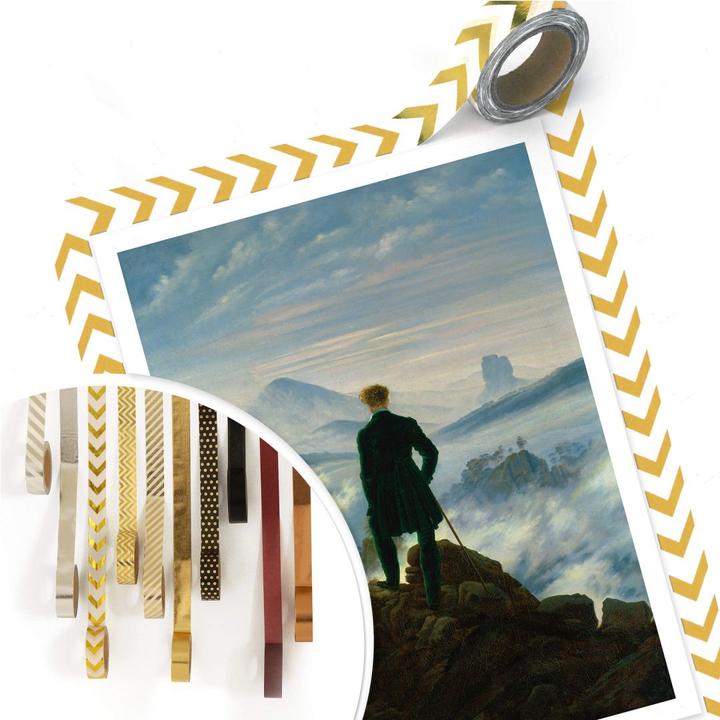 Produktbild Trenddeko Friedrich - Der Wanderer über dem Nebelmeer (80 x 100 cm)