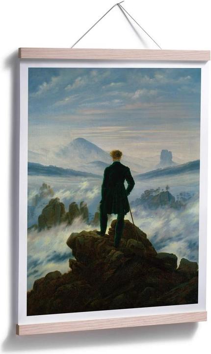 Produktbild Trenddeko Friedrich - Der Wanderer über dem Nebelmeer (80 x 100 cm)