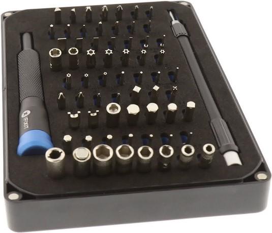 Image du produit iFixit Maco Precision Bit Set (1, 2, PH00, TR6, 0,9 mm, TR9, T3, P6, TR8, PH2, 5,5 mm, Y0, 1.5mm, 0,7 mm, 1,3 mm, PH1, P5, T TR 20, PH0000, T2, PH0, 3 mm, Y 000, 5 mm, Y 1, T TR 25, J 1, Y 00, 2,5 mm, 1mm, J 000, 3,5 mm, 4,5 mm, T TR 15, 2 mm, T5, J 00, TR7, T TR 10, J 0, T4, P2, 4 mm)