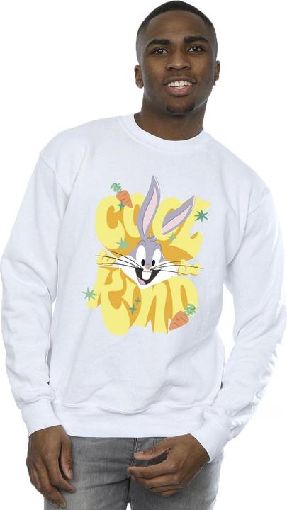 Actual product image Looney Tunes Mens Bugs Cool To Be Kind Sweatshirt (4XL)