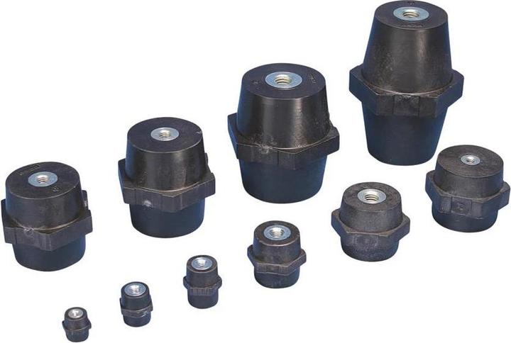 Produktbild ABB Halogenfreier Isolator 40x40 mm mit beidseitigem M10-Gewinde aus glasfaserverstärktem Polyamid