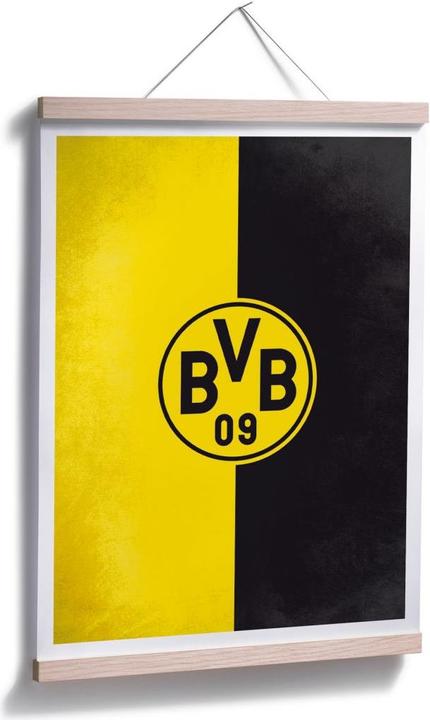 Produktbild Borussia Dortmund BVB Logo Gelb Schwarz (60 x 80 cm)