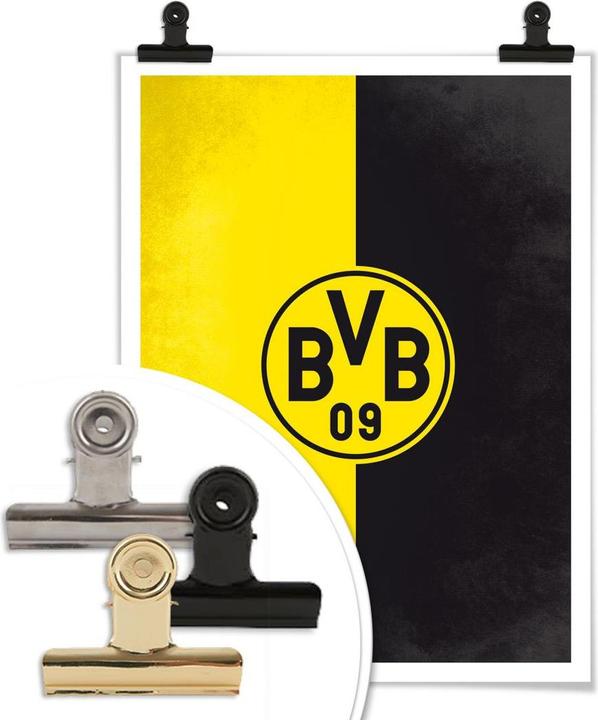 Produktbild Borussia Dortmund BVB Logo Gelb Schwarz (60 x 80 cm)