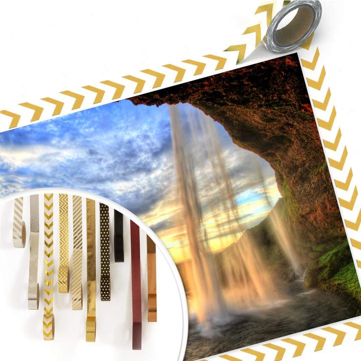 Produktbild Trenddeko Seljalandsfoss Wasserfall (30 x 24 cm)