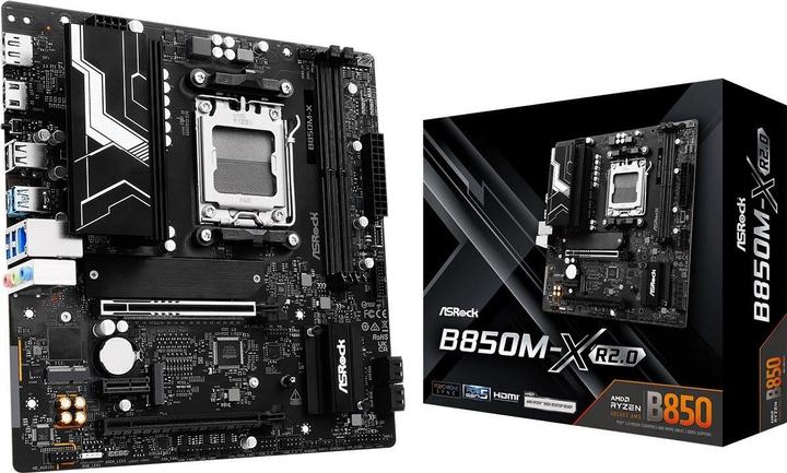 Produktbild AsRock B850M-X R2.0 AM5 mATX HDMI/DP DDR5 (AM5, AMD B850, mATX)