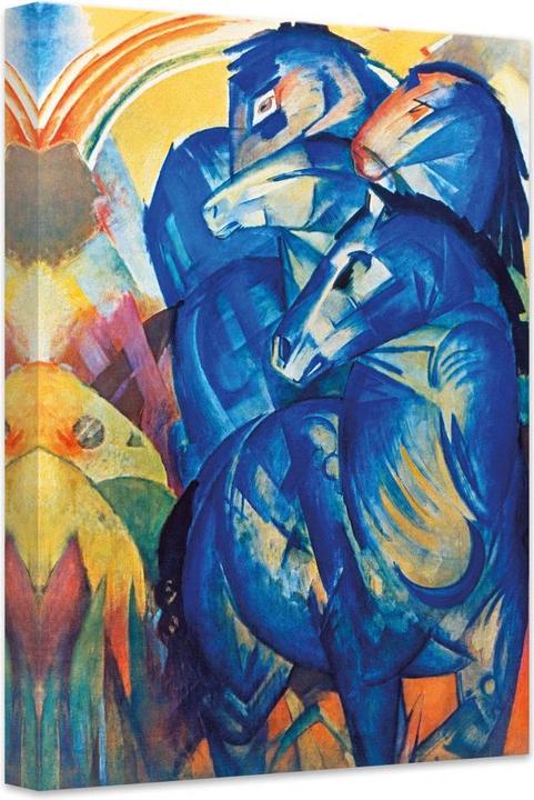 Immagine prodotto Trenddeko Marc - Torre dei cavalli blu (40 x 60 cm)