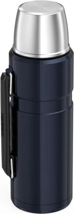Actual product image Thermos Style bottle for drinks with a handle - dark blue 1.2 l (1.20 l)