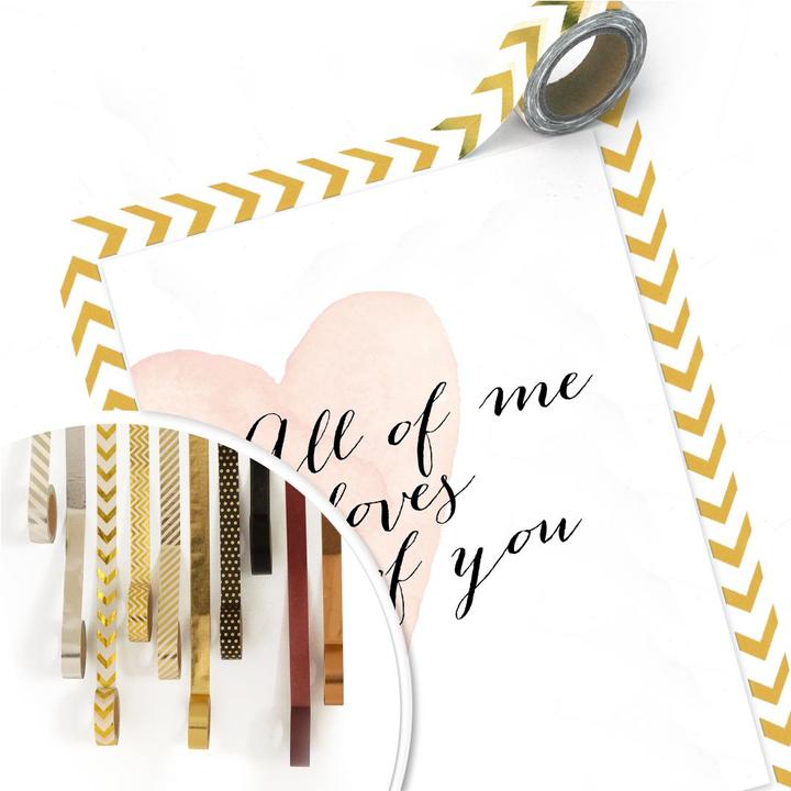 Produktbild Trenddeko Confetti & Cream - All of me loves all of you (24 x 30 cm)