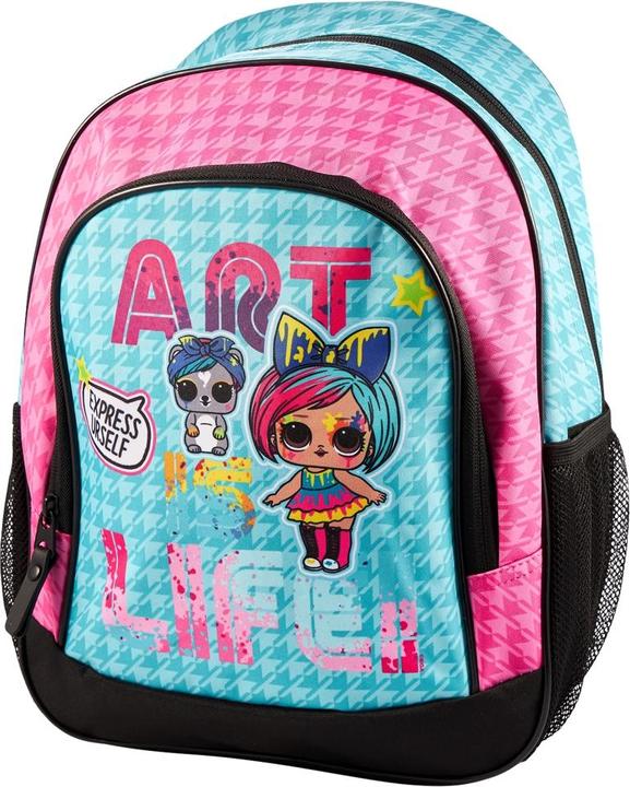 Euromic L.O.L. Surprise! Art is Life Medi Backpack with front zip pocket (10 liters)