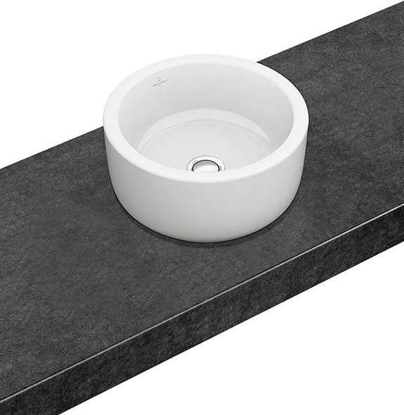 Actual product image Villeroy & Boch V&B Countertop washbasin ARCHITECTURA d= 400mm, with ÜL white (400 mm, 400 mm)