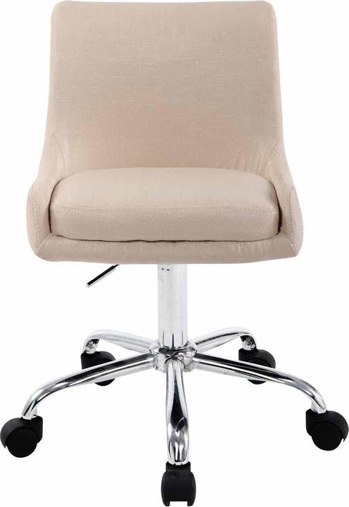 Image du produit Swisshandel24 Tabouret de travail Club Tissu, crème