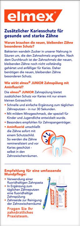 Produktbild Elmex Junior Zahnspülung (400 ml, Mundspülung)