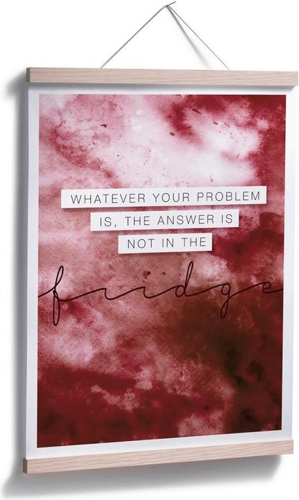 Produktbild Trenddeko Whatever your problem is (40 x 50 cm)