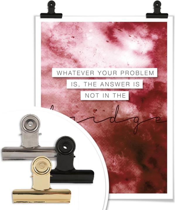 Produktbild Trenddeko Whatever your problem is (40 x 50 cm)