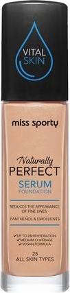 Actual product image NoName Naturally Perfect All Skin Serum Foundation 25 Warm 30ml (25 Warm)