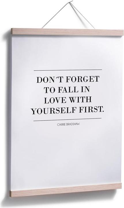 Produktbild Trenddeko Don't forget to fall in love (24 x 30 cm)