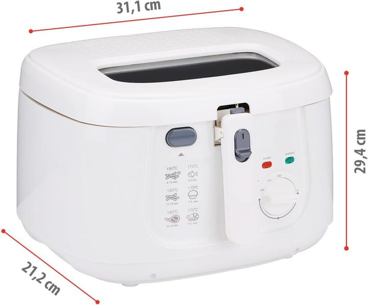 Actual product image alpina Deep fryer 230V 2.5L 1800W