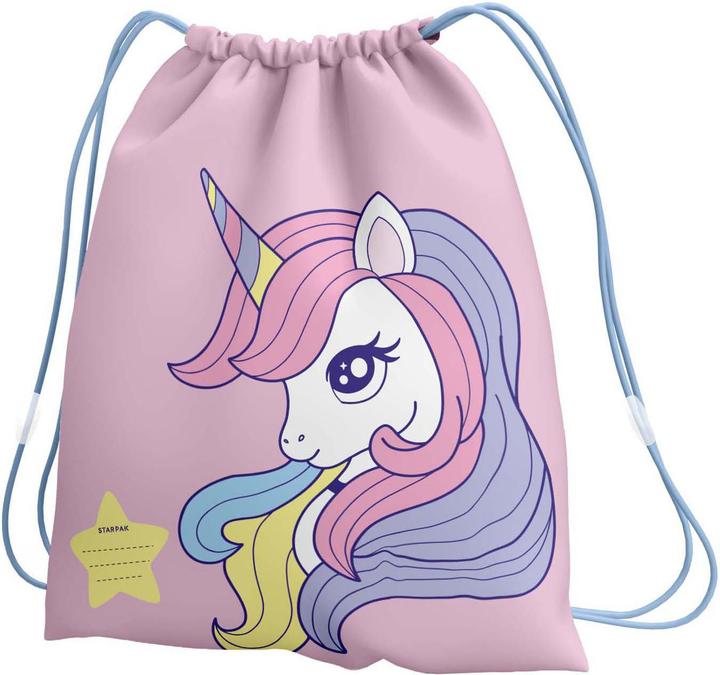 Actual product image Starpak Gym bag unicorn pink
