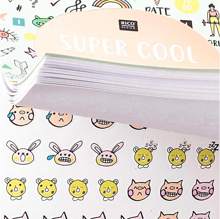 Produktbild Rico Design Stickerbuch Super Cool