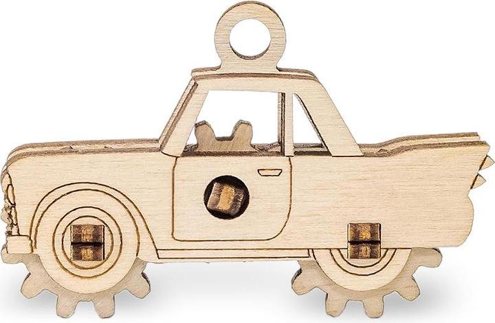 Eco Wood Art EWA 3D wooden puzzle toy car (10 pieces)